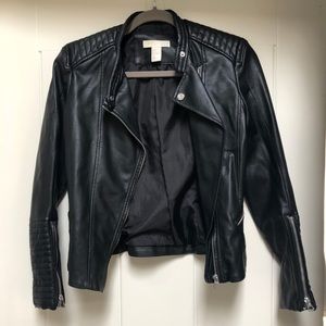 H&M leather jacket